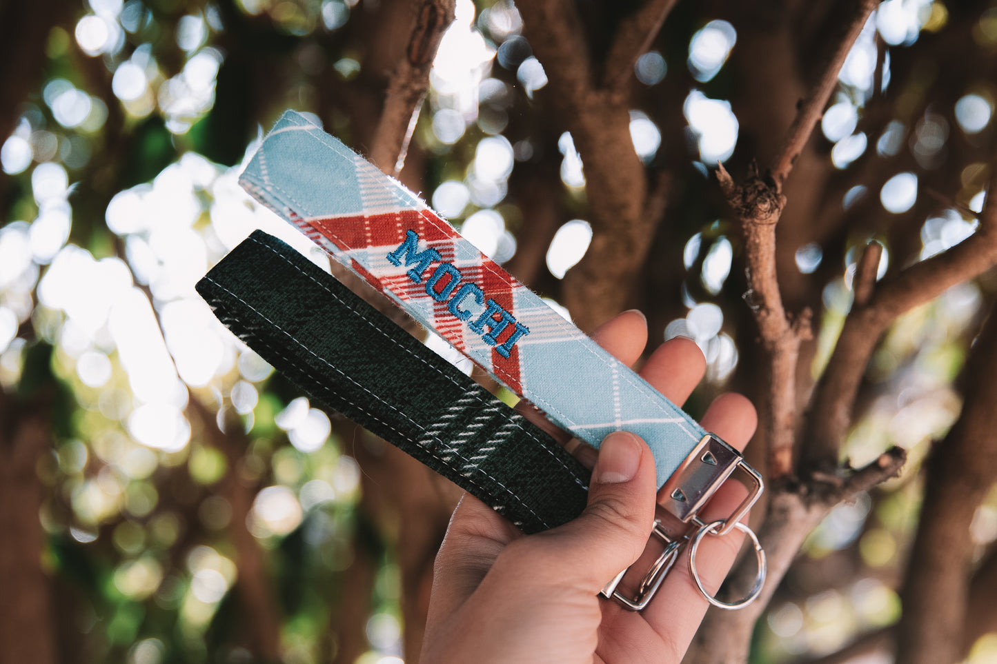 Holiday Embroidered Keychain Wristlets (WnF x Miimoki Art)
