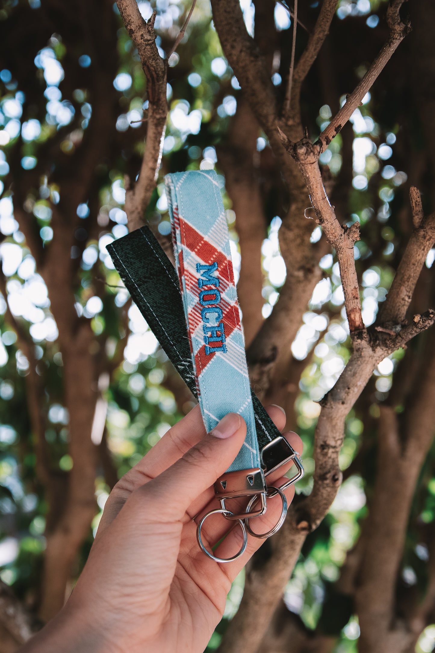Holiday Embroidered Keychain Wristlets (WnF x Miimoki Art)