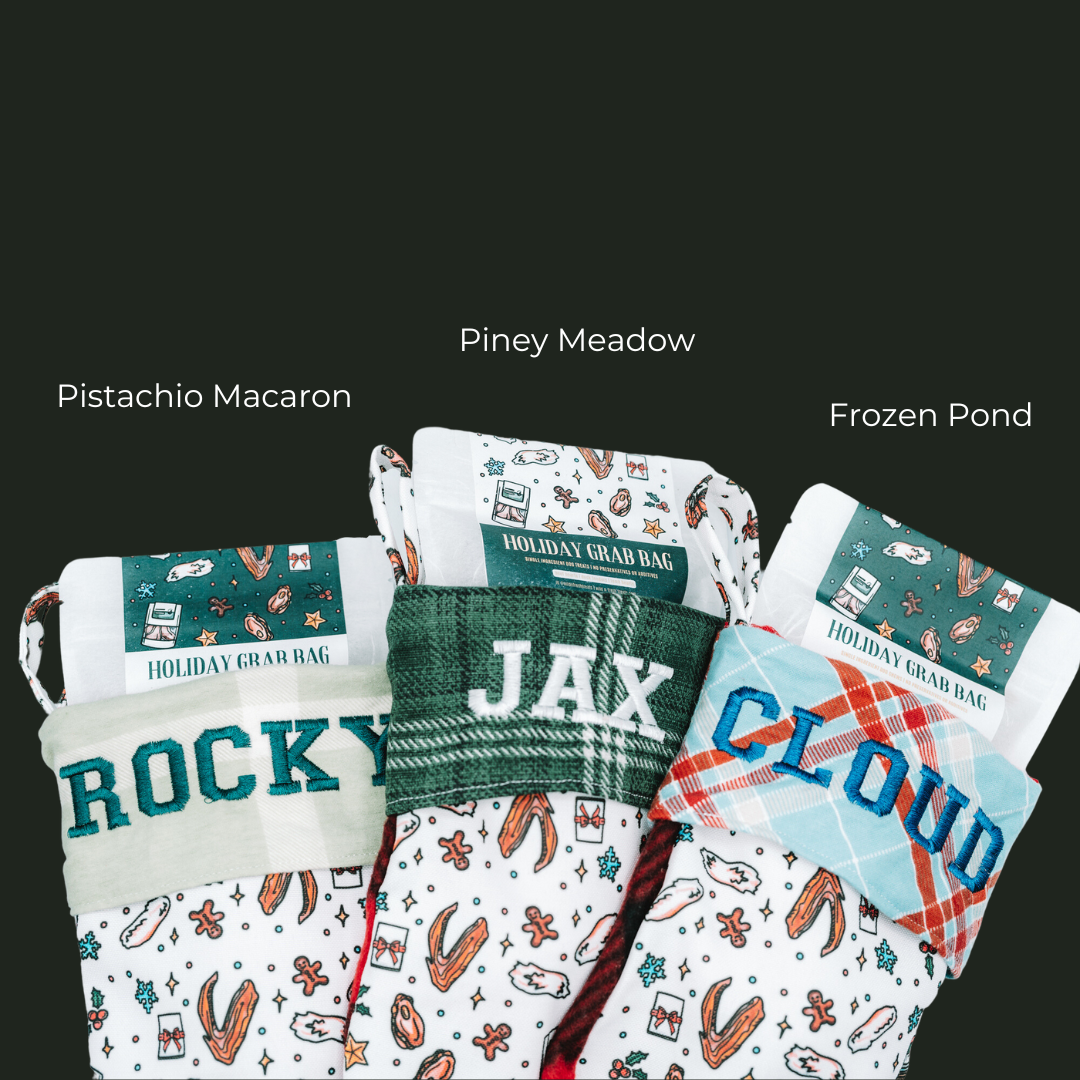 Holiday Embroidered Stocking Set (WnF x Miimoki Art)