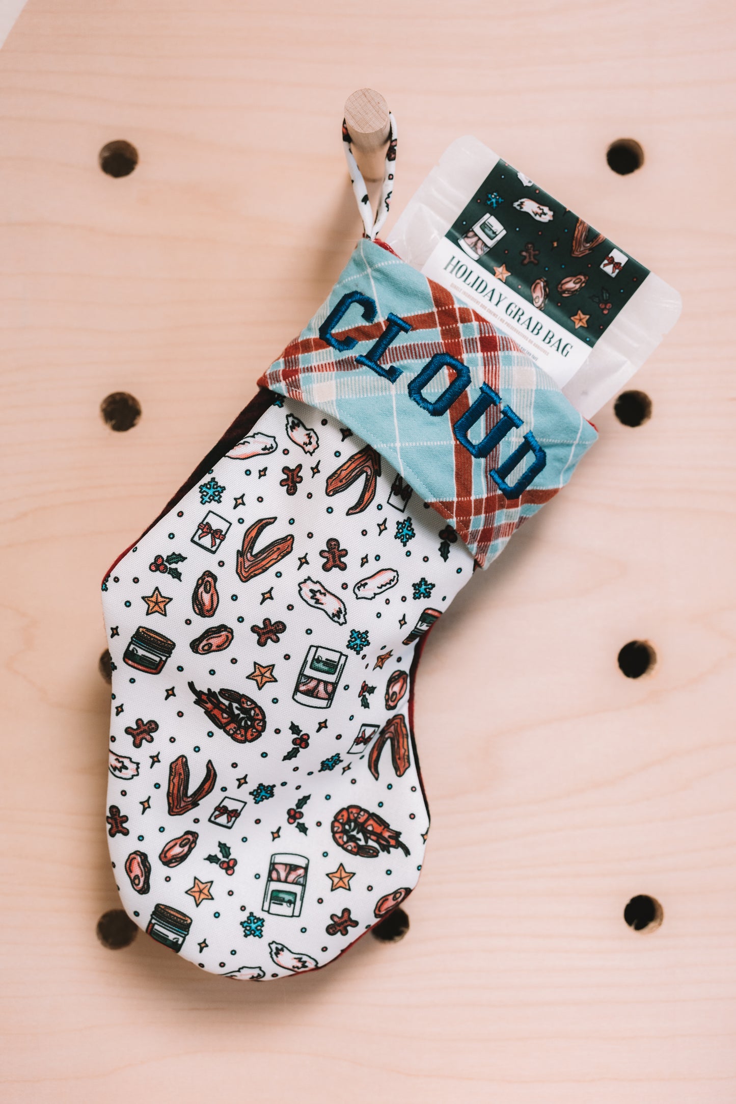 Holiday Embroidered Stocking Set (WnF x Miimoki Art)