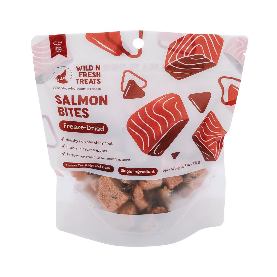 Freeze-Dried Salmon Bites