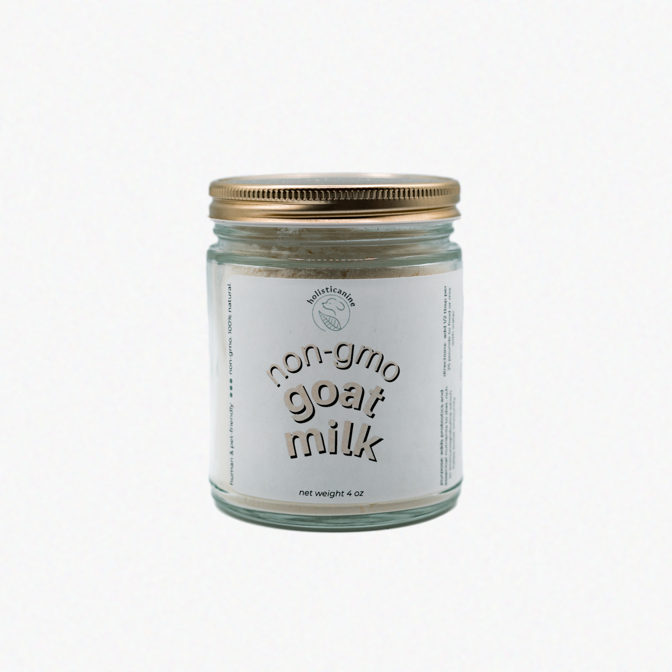 Holisticanine Non-GMO Goat Milk | Probiotic Supplement