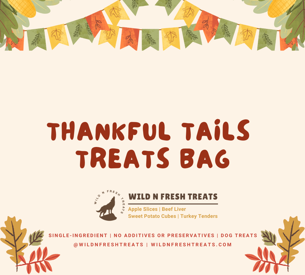 Thankful Tails Treats Bag Wild n Fresh Treats
