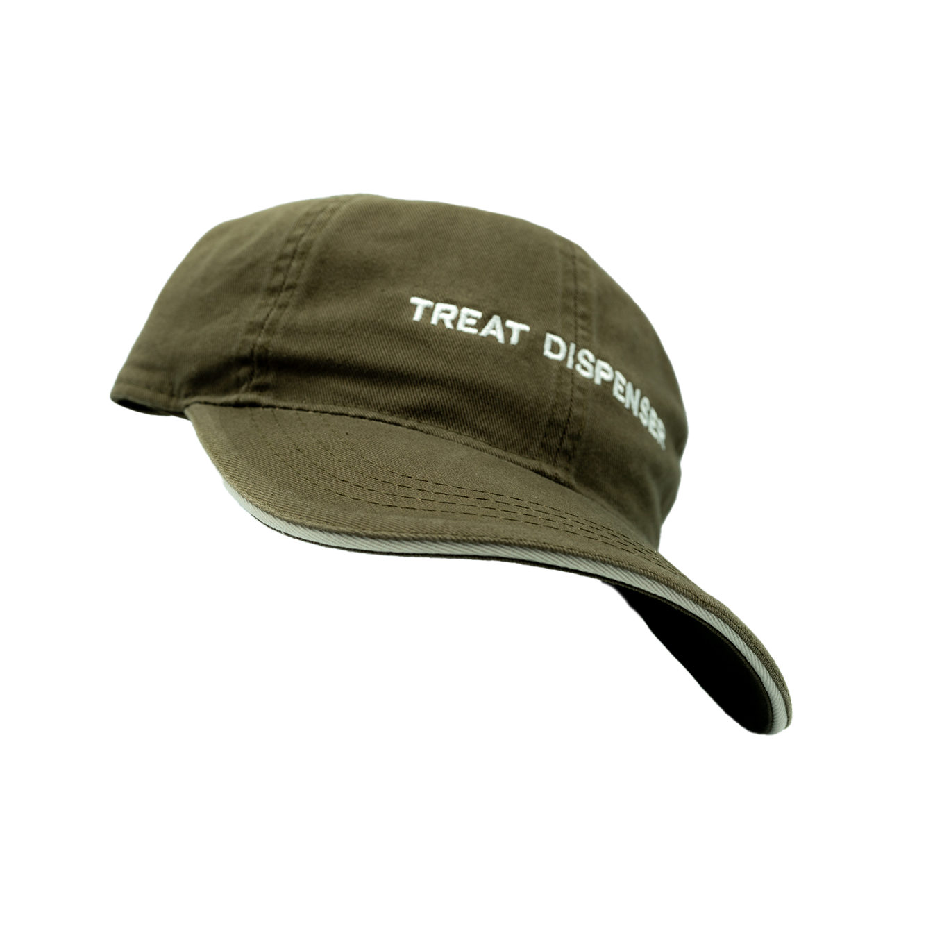 Treat Dispenser Embroidered Cap - Olive/Brown