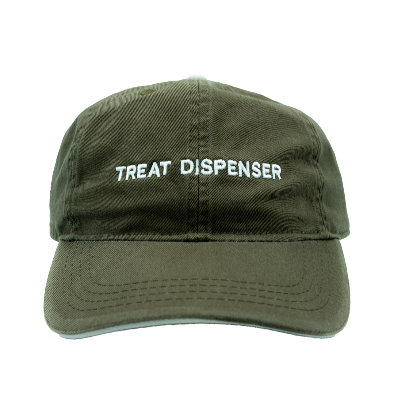 Treat Dispenser Embroidered Cap - Olive/Brown