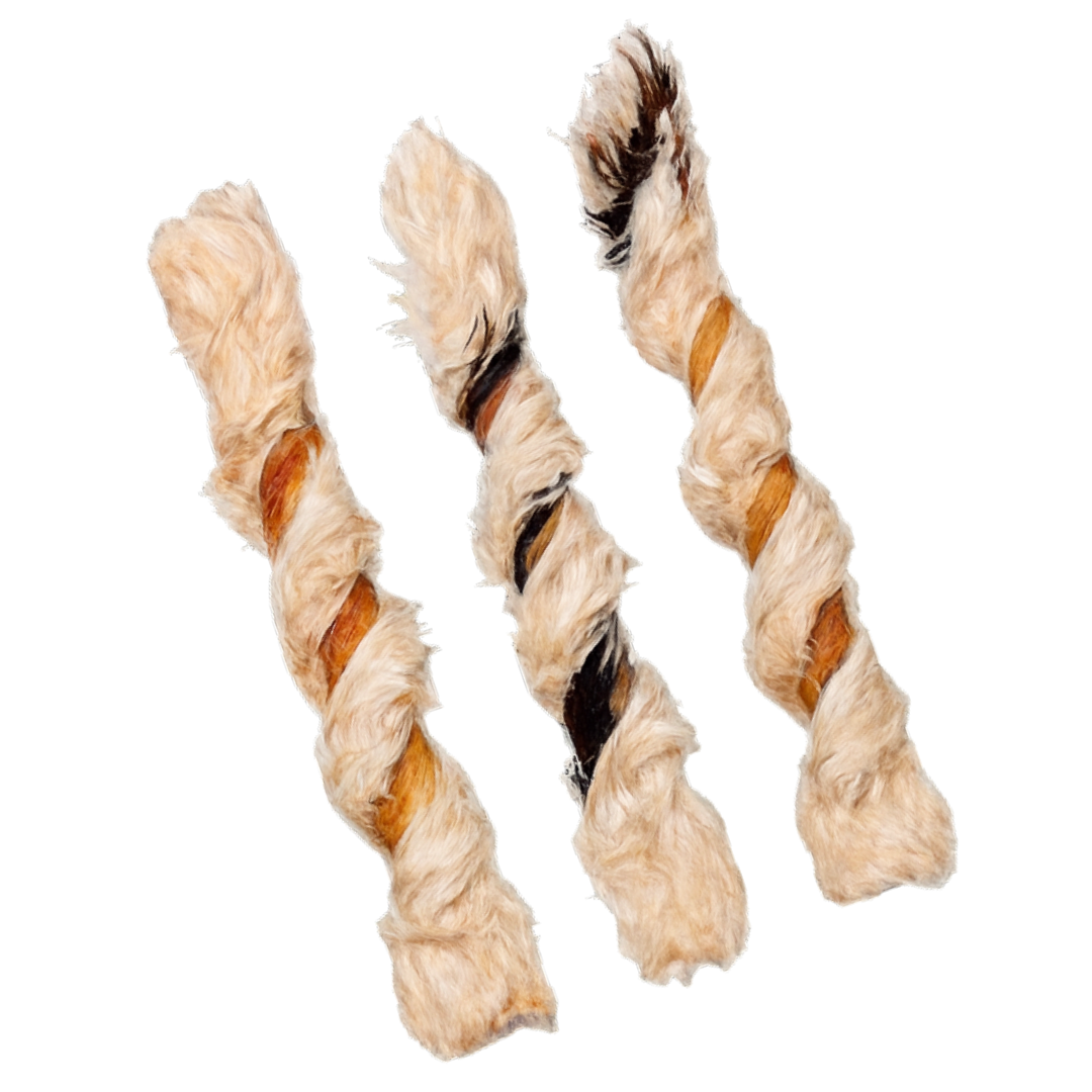 Dehydrated Rabbit Hide Twists