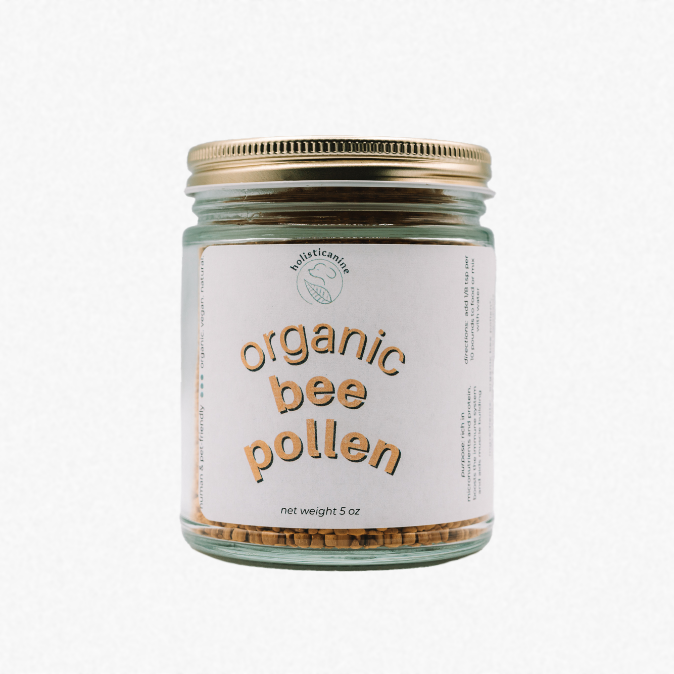 Holisticanine Organic Bee Pollen | Allergy Protection Supplement