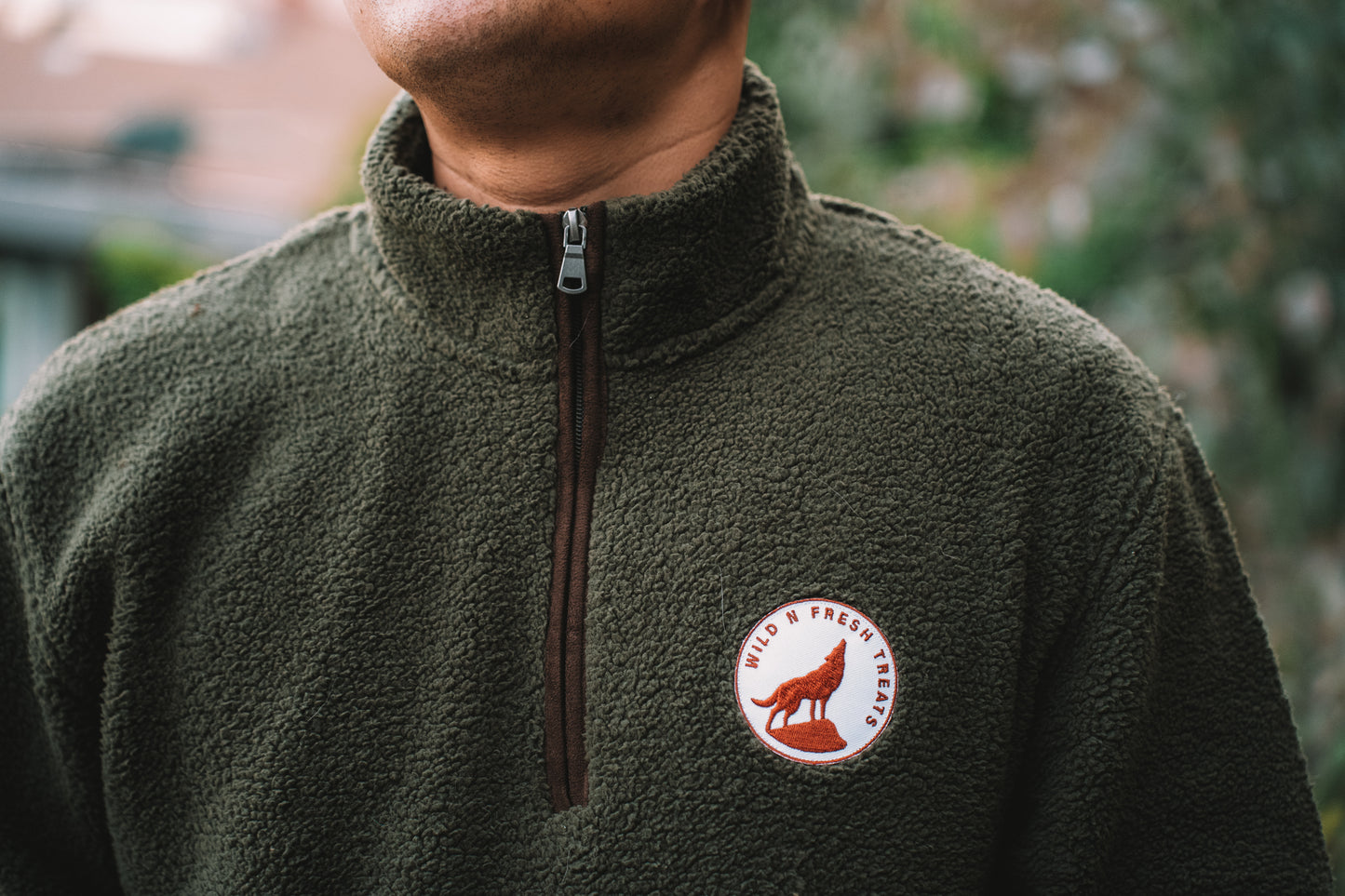 Wild n Fresh Treats Logo Fleece Pullover