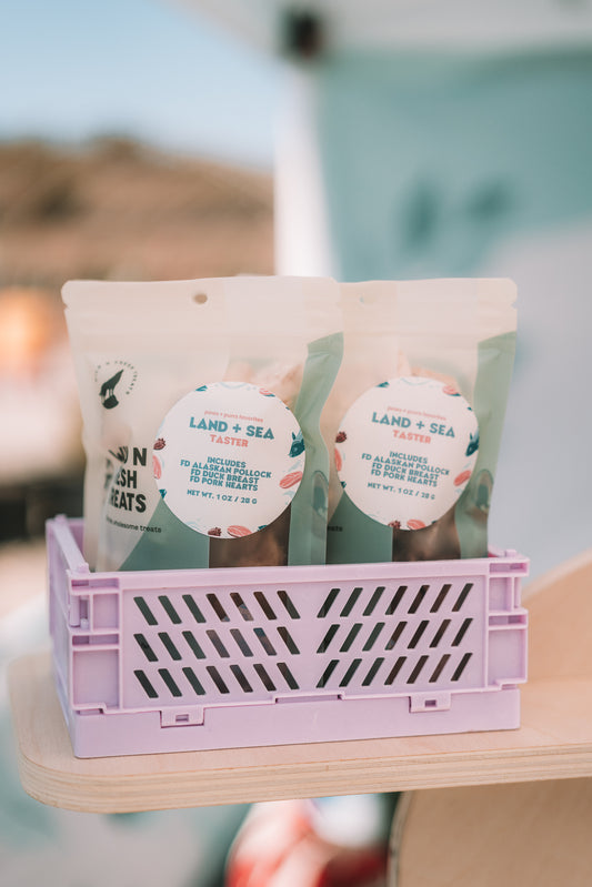 Land + Sea Taster | Freeze-Dried Dog & Cat Treat Sampler