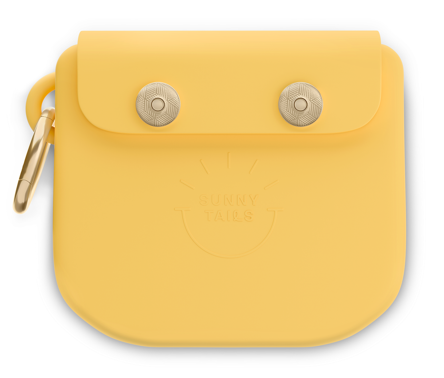 Dandelion Yellow Snap Dog Treat Pouch