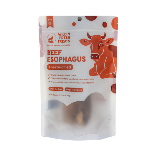 Freeze-Dried Beef Esophagus