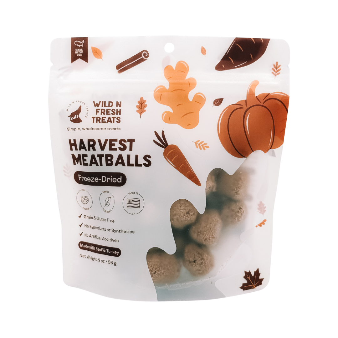 Freeze-Dried Harvest Meatballs (Beef + Turkey)