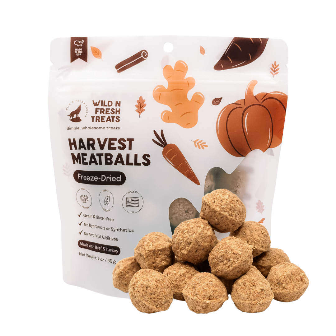 Freeze-Dried Harvest Meatballs (Beef + Turkey)