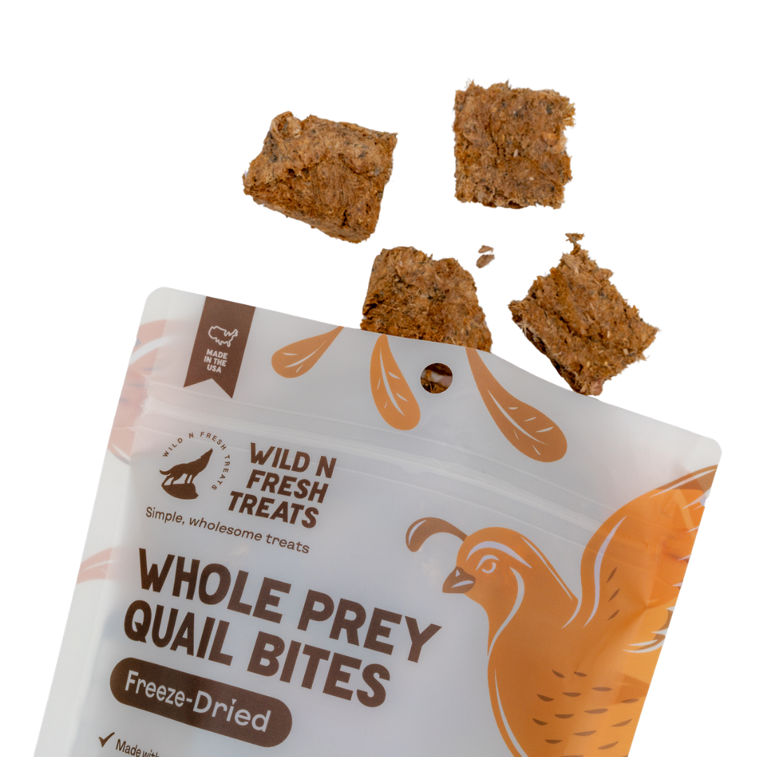 Freeze-Dried Whole Prey Quail Bites
