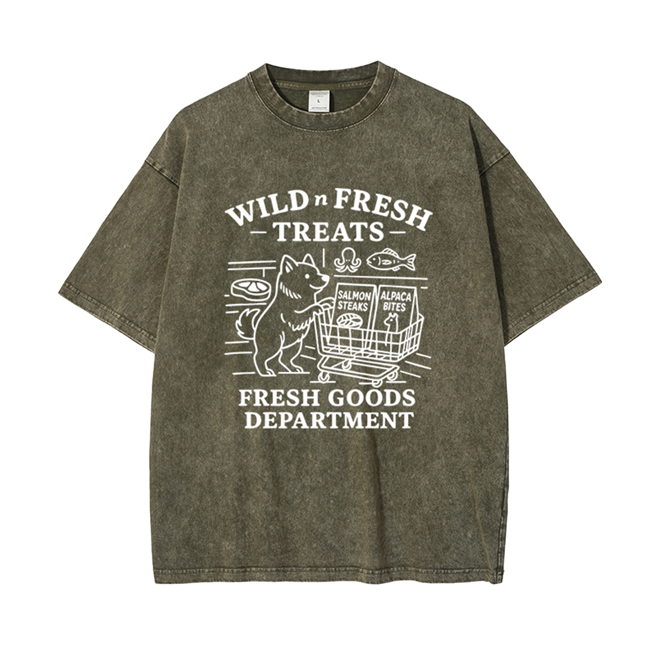 Fresh Goods Department Tee - Moss [PREORDER]