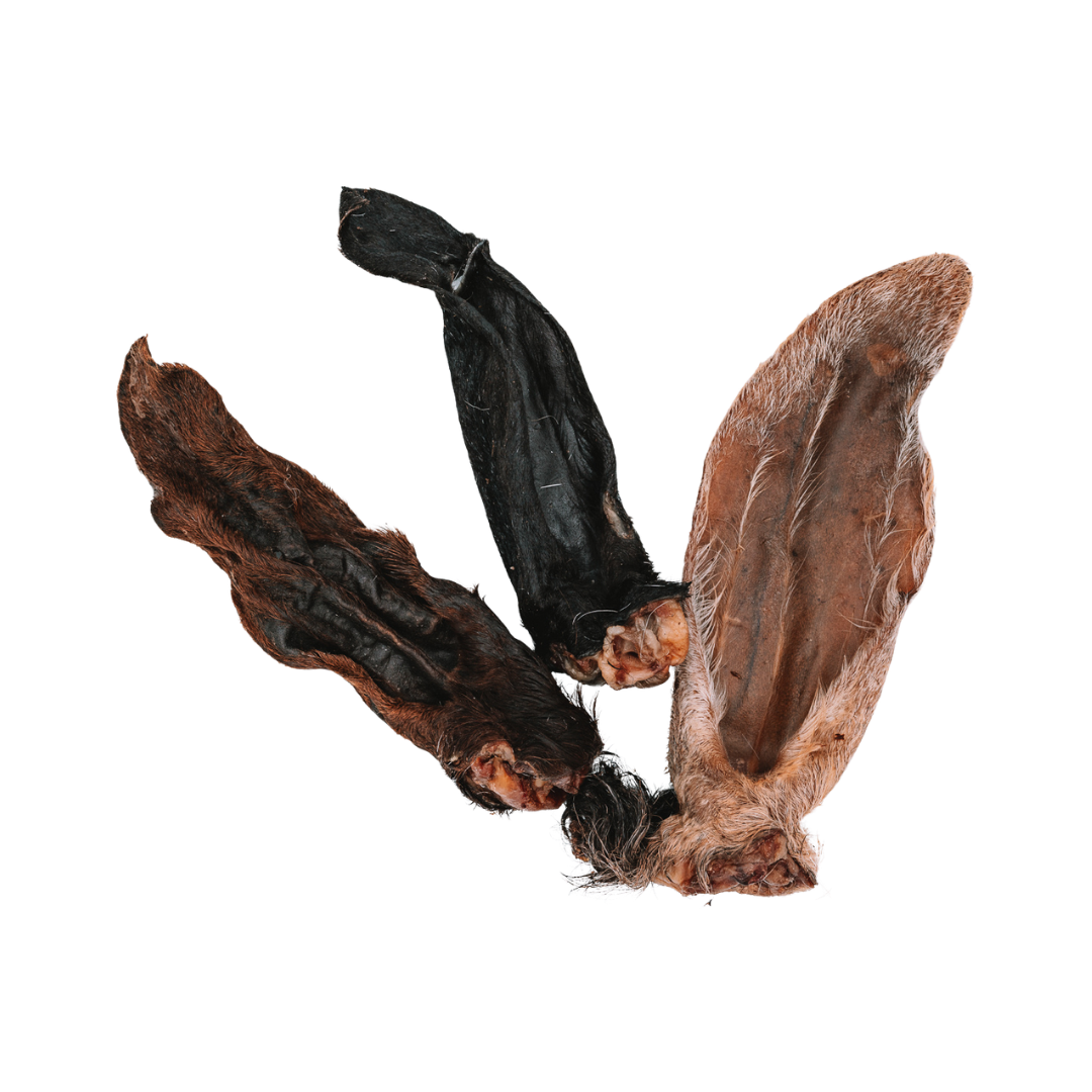 Dehydrated Whole Goat Ears (Fur-On)