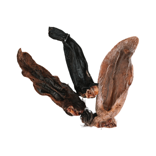 Dehydrated Whole Goat Ears (Fur-On)