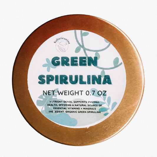 Holisticanine Organic Green Spirulina Supplement - Earth Month