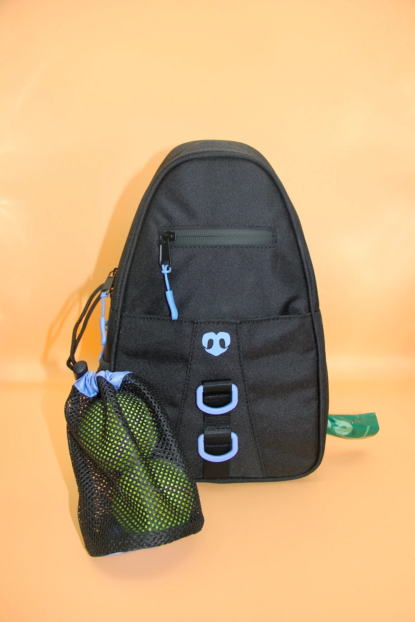 Molo dog walking crossbody bag with ball holder