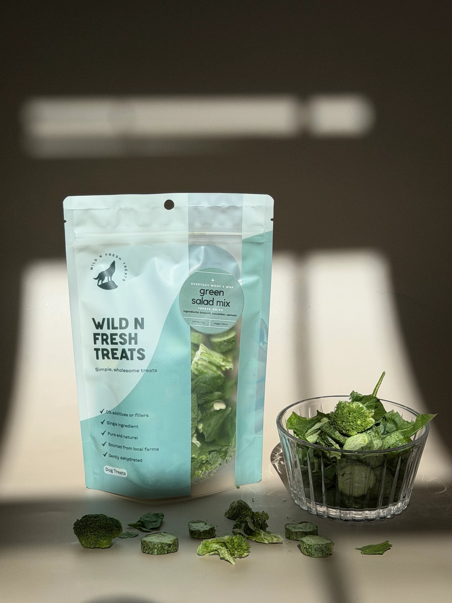 WnF x Everyday Woof Freeze-Dried Greens Salad Mix