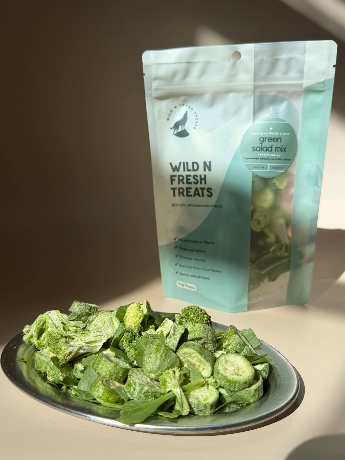 WnF x Everyday Woof Freeze-Dried Greens Salad Mix