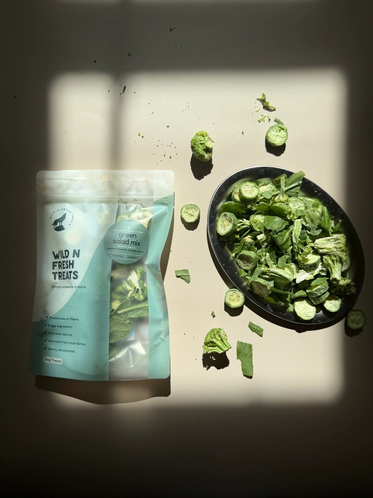 WnF x Everyday Woof Freeze-Dried Greens Salad Mix