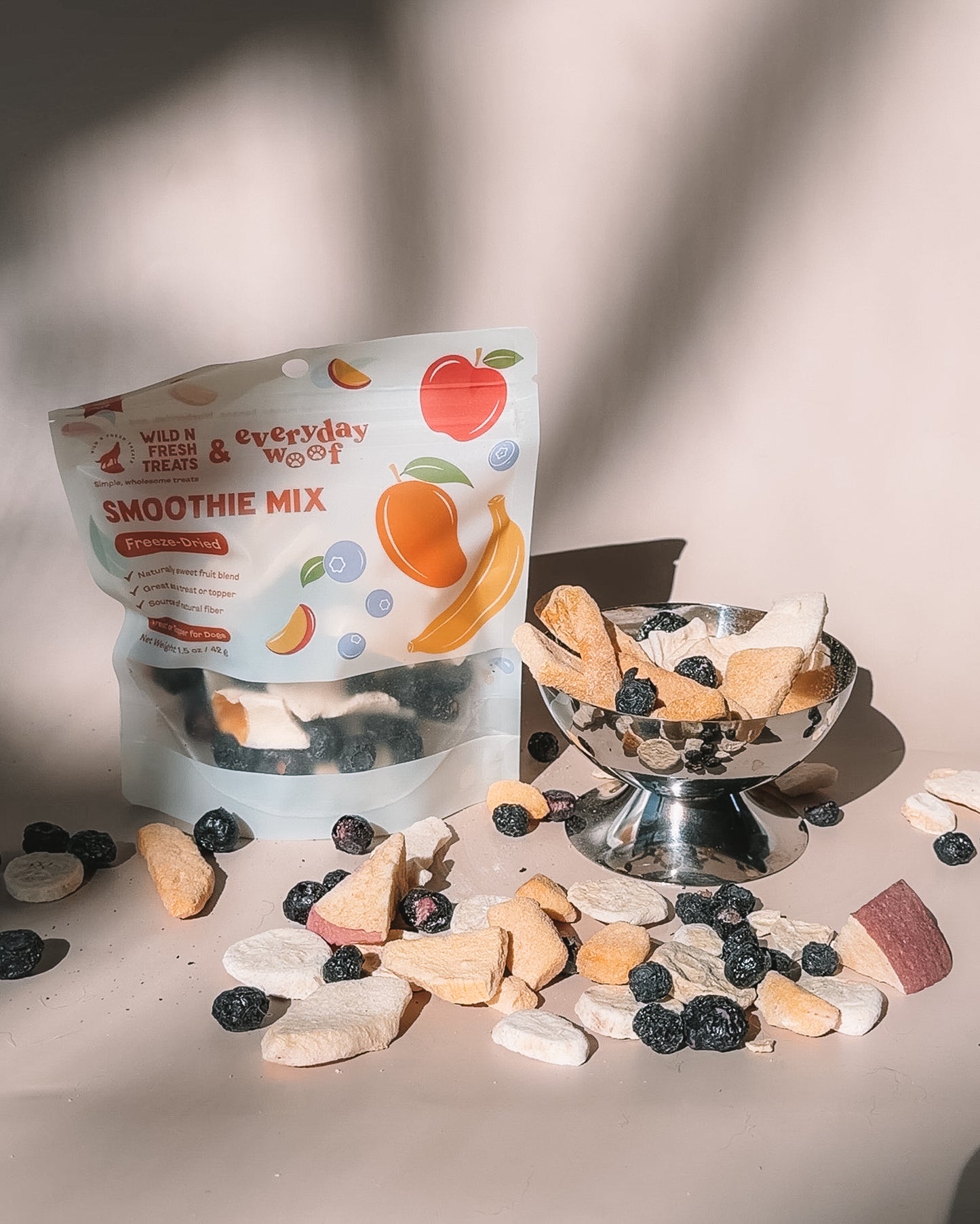 WnF x Everyday Woof Freeze-Dried Fruit Smoothie Mix 1.5 oz