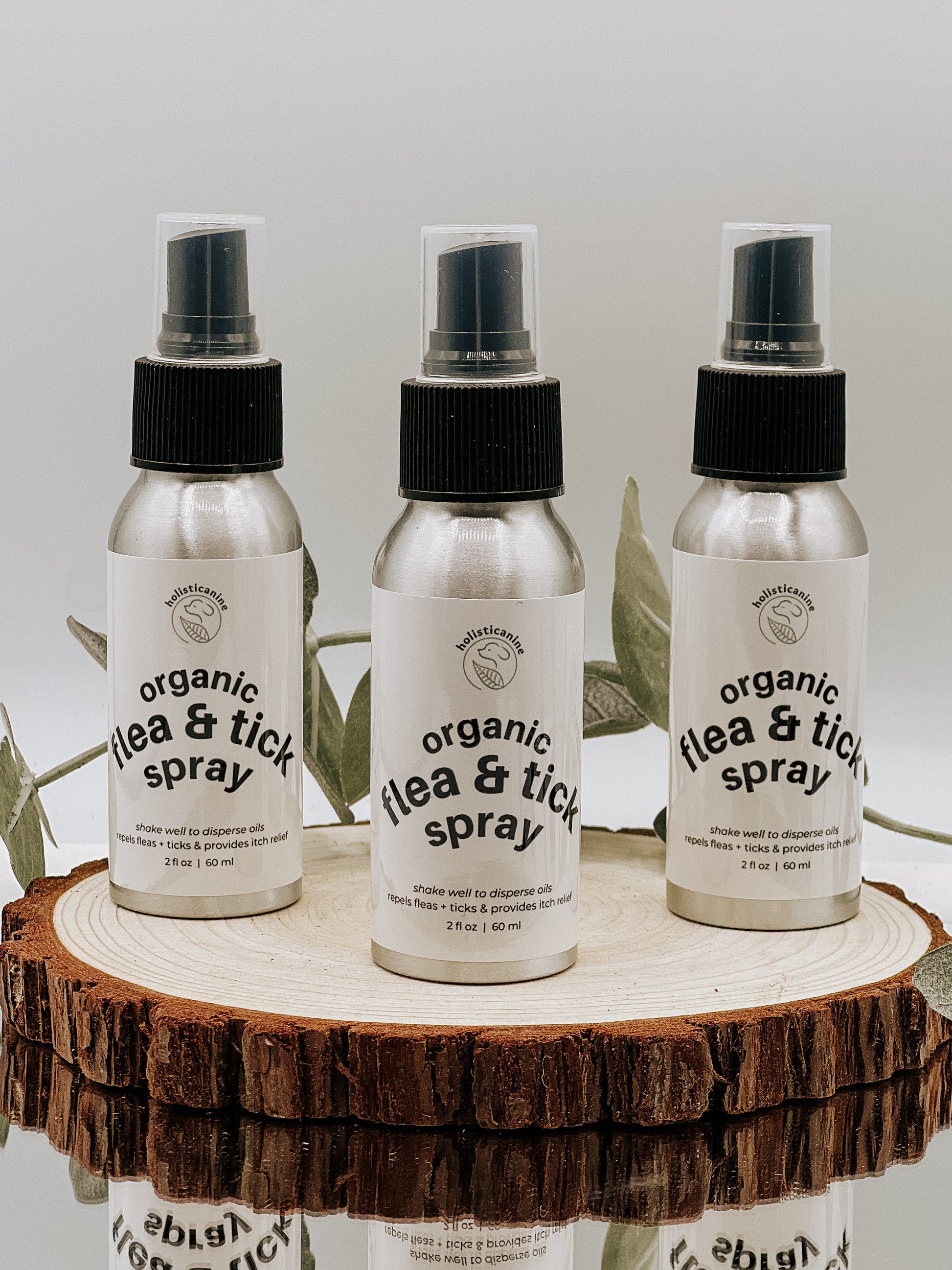 Holisticanine Organic Flea Tick Spray Travel Size