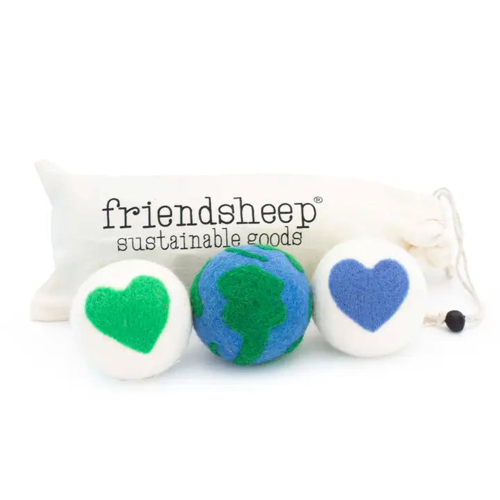 Love Your Mama Eco Dryer Balls Dog Toy - Set of 3 - Earth Month