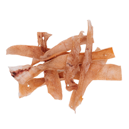 Dehydrated Pork Skin Strips