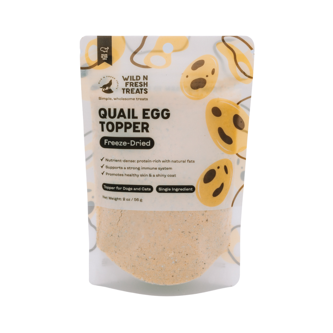 Freeze-Dried Quail Egg Topper
