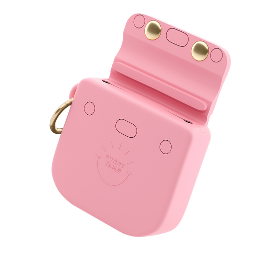 Perfect Pink Snap Dog Treat Pouch