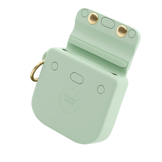 Pistachio Green Snap Dog Treat Pouch