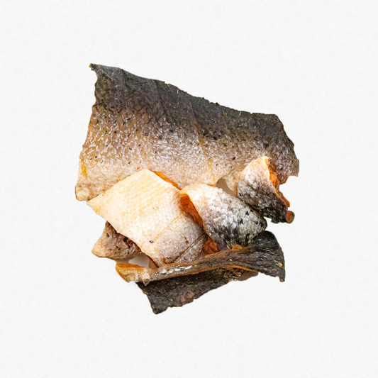 Dehydrated Salmon Skin Twists