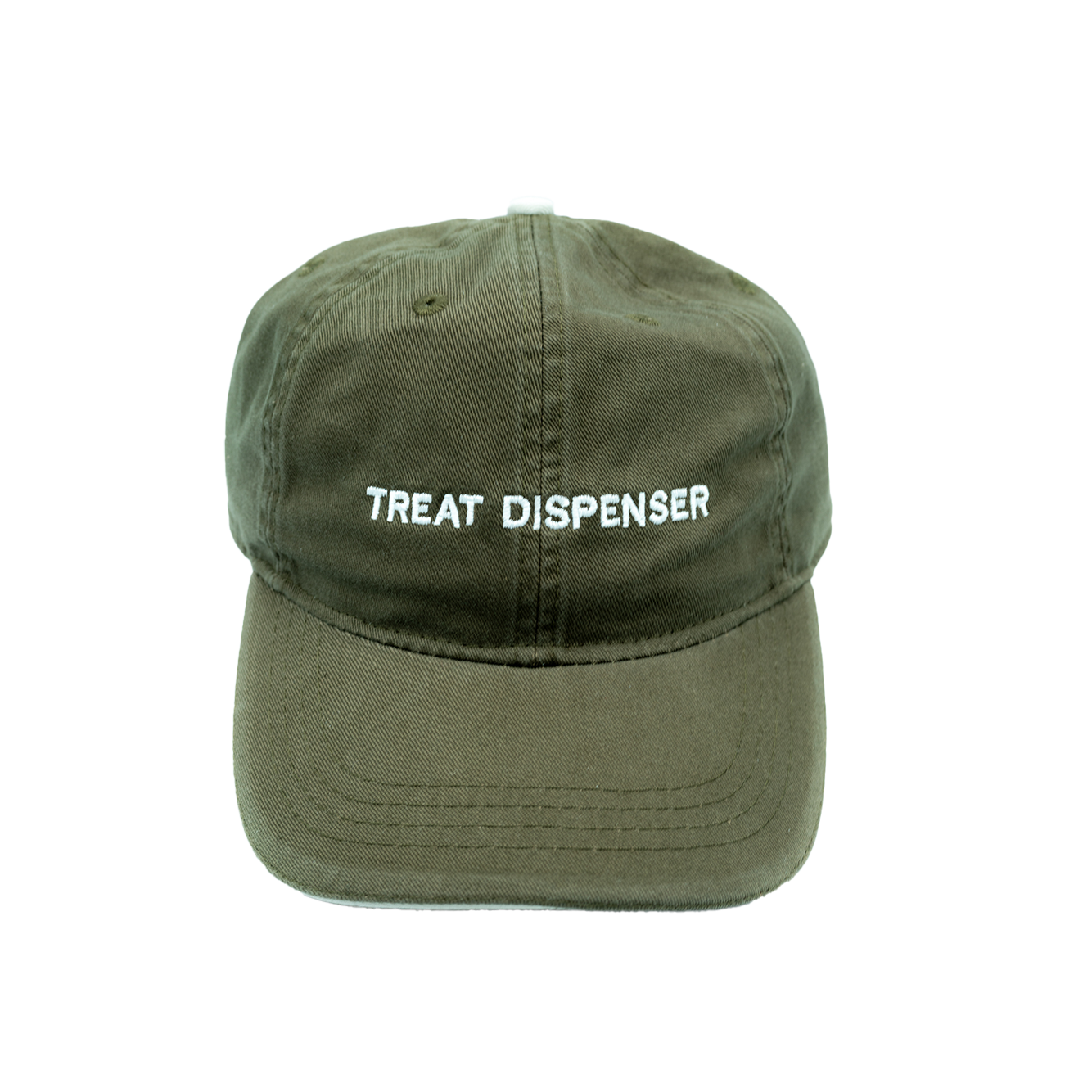 Treat Dispenser Embroidered Cap - Olive/Brown