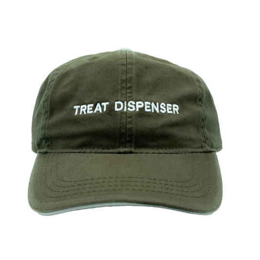 Treat Dispenser Embroidered Cap - Olive/Brown