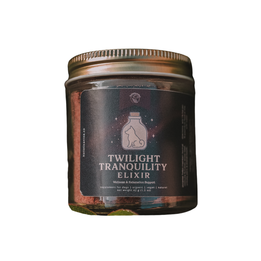 Holisticanine Organic Twilight Tranquility Elixir Supplement | Wellness & Relaxation Support