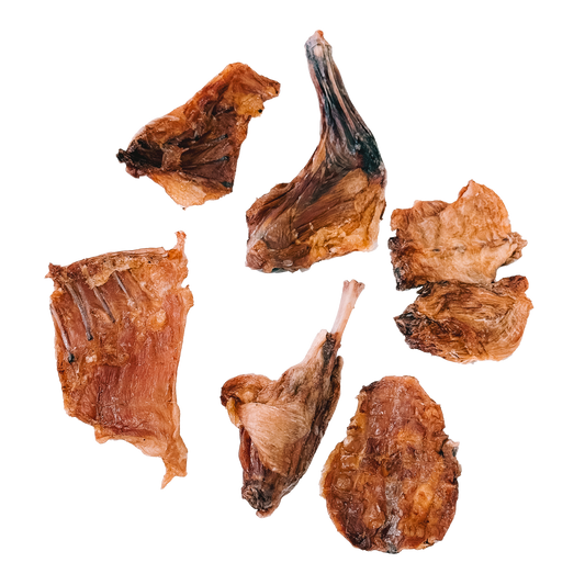 Dehydrated Whole Rabbit Chunks