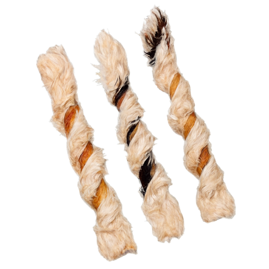 Dehydrated Rabbit Hide Twists