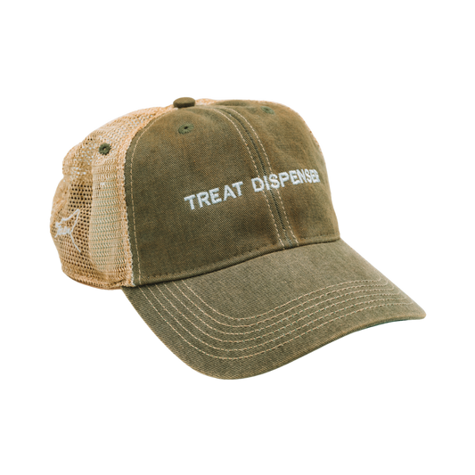 Treat Dispenser Trucker Hat — Washed Olive