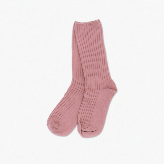 Cotton Comfort Socks - Pink