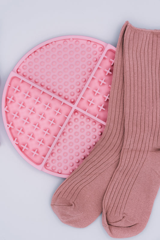 Cotton Comfort Socks - Pink