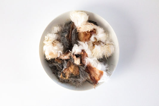 Dehydrated Rabbit Hide Chips
